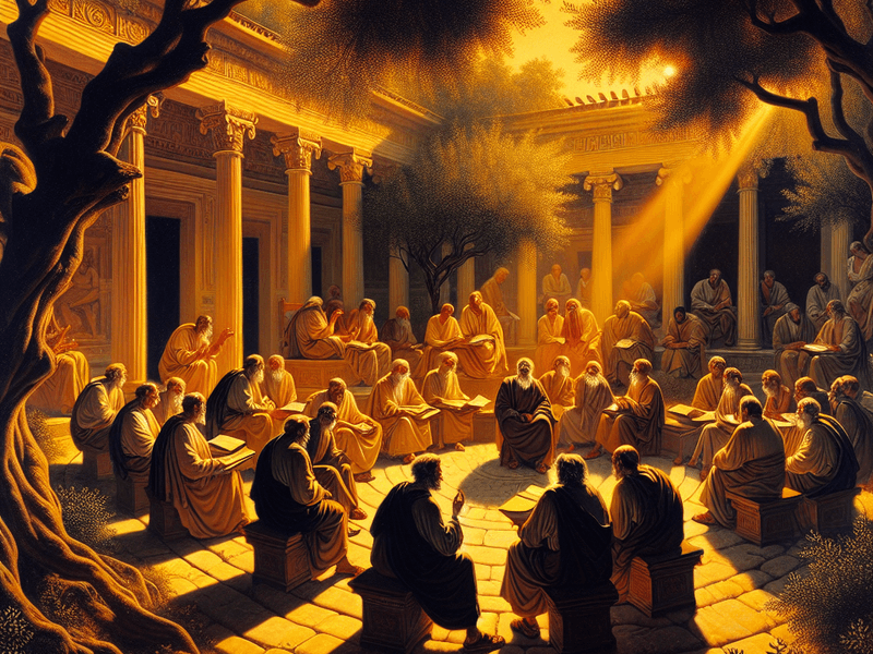 Filósofos peripatéticos em debate