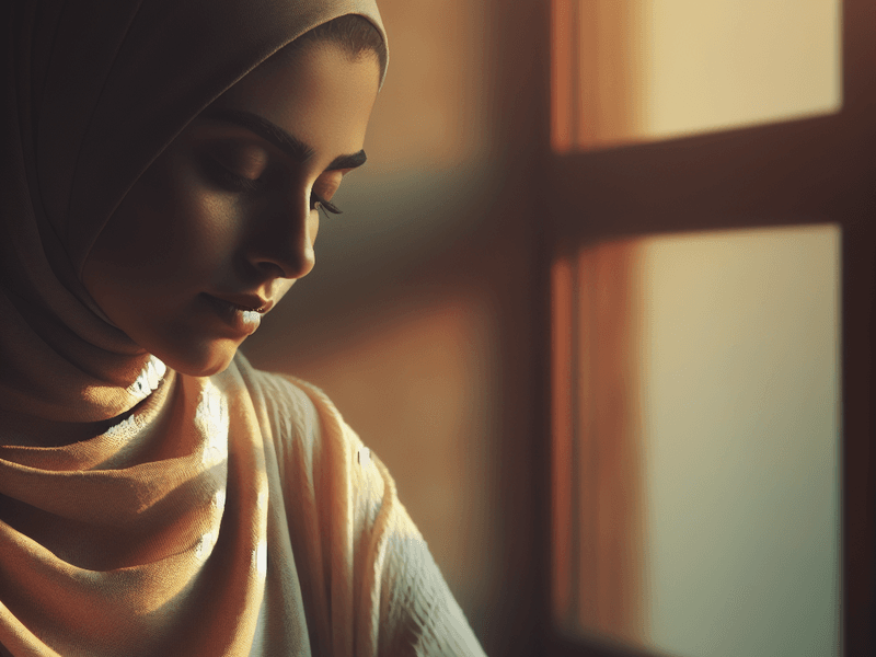 Pessoa refletindo profundamente