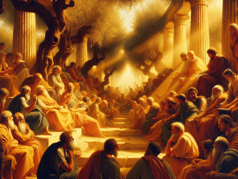 Filósofos pré-socráticos em debate