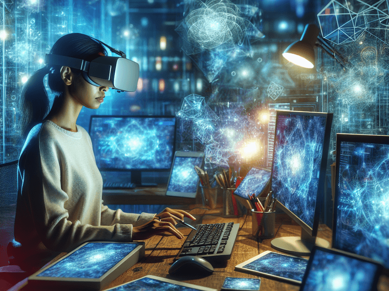 Imagem ilustrativa da relação entre tecnologia e razão